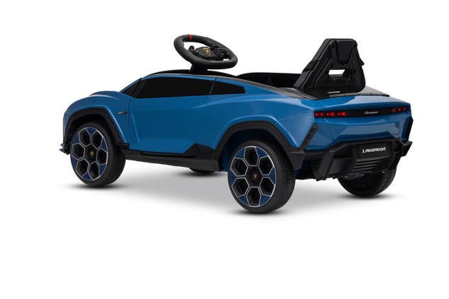 Electric Ride-on Car Lamborghini Lanzador 12V with rear-wheel drive, licensed (Single seater), blue,