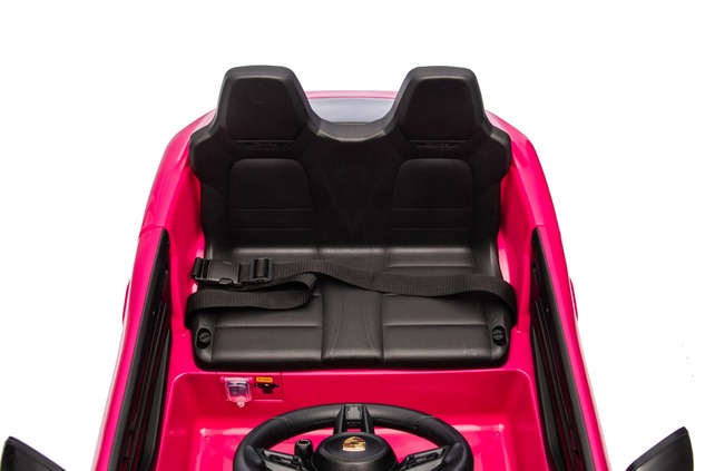 Electric Ride-on car Porsche Macan 12V Licensed with rear-wheel drive (Single seat), pink, Lithium b