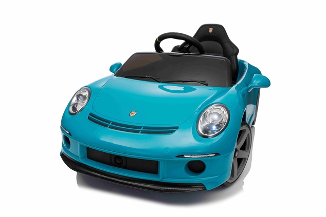 Electric Ride-on car RUF GT 12V, blue, Opening doors, 2.4 GHz remote control, LED lights front and r