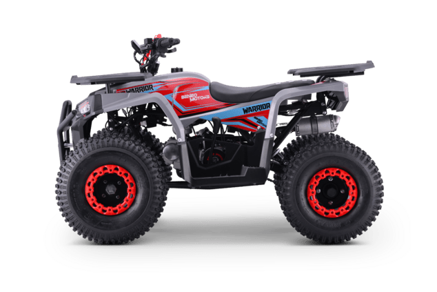 Kids Petrol Quad 125cc | Beneo Motors Warrior Red | Ages 8+ | Reverse Gear &amp; Speed Limiter