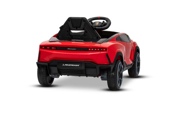 Electric Ride-on Car Lamborghini Lanzador 12V with rear-wheel drive, licensed (Single seater), red, 