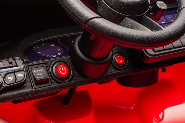 Electric Ride-on car Porsche Macan 12V Licensed with rear-wheel drive (Single seat), red, Lithium ba