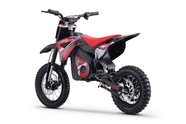 Elektro Dirtbike für Kinder 1000 W | Beneo Motors Gazelle Rot | geeignet für 6–10 Jahre | Geschwindi