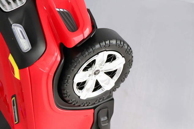 Kids Pull Along Licensed Mercedes-Benz  Ener-G-Force Luggage- Red Small Travel Bag