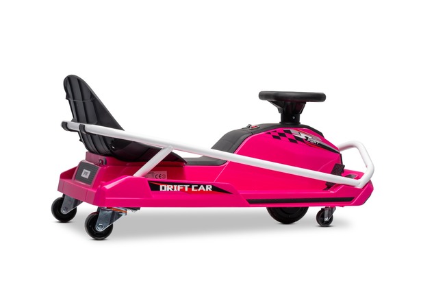 Drift kart elettrico 24V | Beneo Motors | Rosa | Motore brushless 300 W | Batteria al litio | Modali
