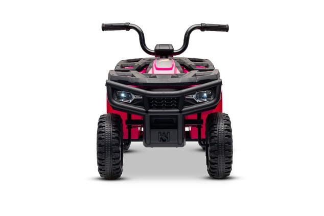Licensed electric Ride-on quad Arctic Cat 12V with rear wheel drive, pink, LED lights, Lithium batte