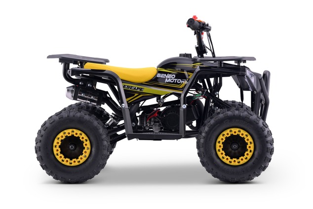 Benzine quad voor kinderen 49 cc | Beneo Motors Escape | Geel