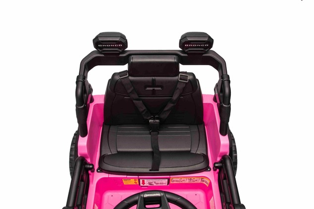 Electric Ride-On Car Ford Bronco with Rear-Wheel Drive, Licensed (Single-Seater), Pink, Lithium Batt