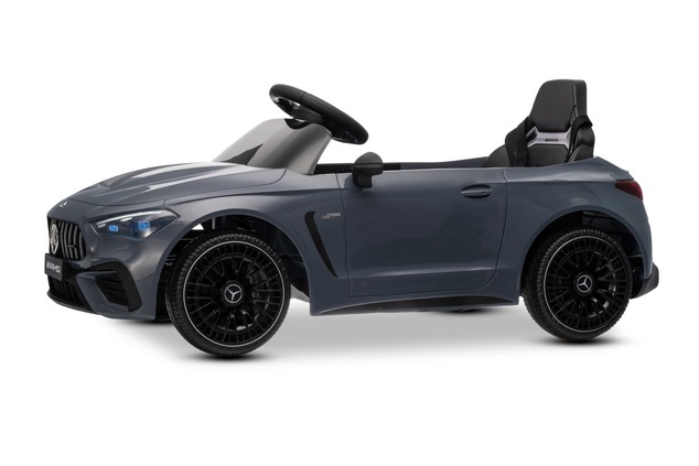 Electric Ride-on car Mercedes CLE 12V with rear-wheel drive, grey, Single seater, Lithium battery, L