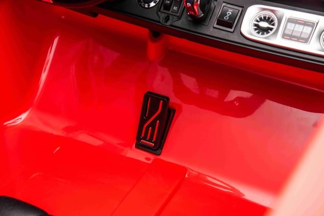 Electric Ride-on car Mercedes-Benz G63 AMG 4x4² Two-seater 12V, red, MP3 Player with USB/AUX input,