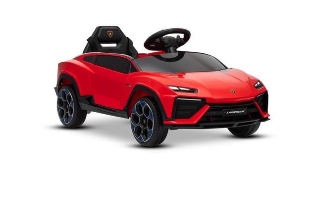 Electric Ride-on Car Lamborghini Lanzador 12V with rear-wheel drive, licensed (Single seater), red, 