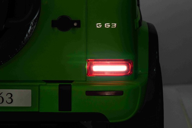 Electric Ride-on car Mercedes-Benz G63 AMG 4x4² Two-seater 24V, Green painted, MP4 Player with USB/A