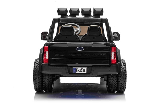 Electric Ride-On Toy Car Duty 24V black, Two-seater, 4X4 drive with high-performance 24V Engines and