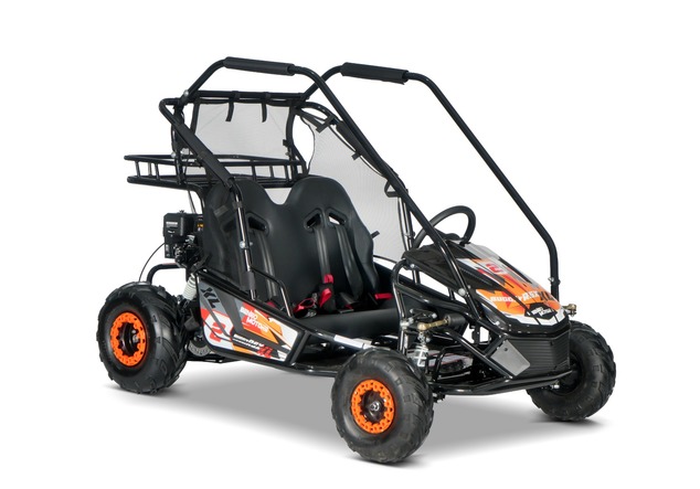 Petrol Go-Kart for children Beneo Motors BUGGY RSX XL orange - 212cm3