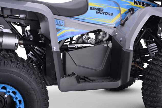 Kids Petrol Quad 125cc | Beneo Motors Warrior Blue | Ages 8+ | Reverse Gear &amp; Speed Limiter