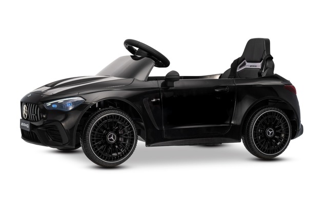 Electric Ride-on car Mercedes CLE 12V with rear-wheel drive, black, Single seater, Lithium battery, 