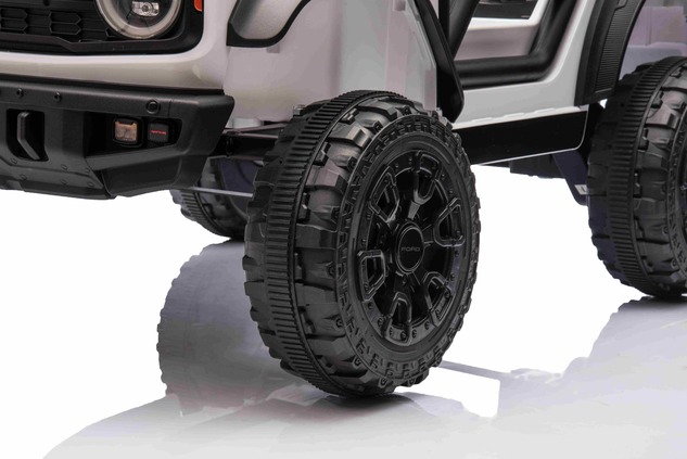 Electric Ride-On Car Ford Bronco with Rear-Wheel Drive, Licensed (Single-Seater), White, Lithium Bat