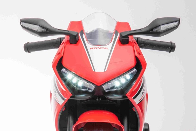 Electric Motorbike HONDA CBR 1000RR, Licensed, 12V battery, Leatherette seat, Plastic wheels, 30W En