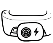 Charging port location