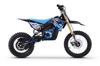 Kids Electric Dirt Bike 1600W | Beneo Motors Falcon Blue | Ages 8+ | 48V Lithium Battery | Limiter