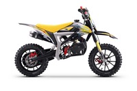 Kids Petrol Dirt Bike 50cc | Beneo Motors CROSS SX Yellow | Ages 4–8 | Speed Limiter