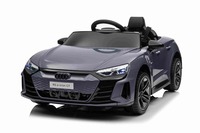 Electric Ride-on car Audi RS E-tron GT 12V, grey, wide single seat, 2.4 GHz remote control, USB / AU