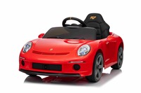 Electric Ride-on car RUF GT 12V, red, Opening doors, 2.4 GHz remote control, LED lights front and re