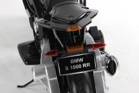 Electric Ride on Motorcycle BMW S 1000 RR, Battery Powered Car, Licensed, EVA Soft Wheels, Metal Fra