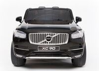 Electric Ride-On Volvo XC90, Black, Double Leather Seat, MP3 player with USB Input, Opening doors an