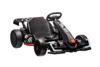 Licensed ride-on Drift Kart AUDI 24V, black, LED lights, 2 x 150W Motor, Drift mode with a speed of 