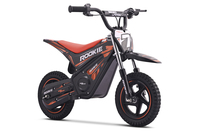 Pocket bike eléctrica para niños ROOKIE 24V (12") | Batería de litio | Motor sin escobillas 250 W | Freno de disco