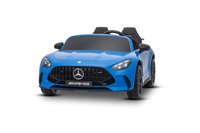 Electric Ride-on car Mercedes GT63 AMG 24V with 4x4 drive, blue, Two-seater, Adjustable driver's sea