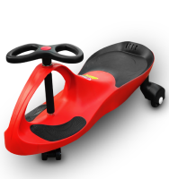 RIRICAR Red - swing car for kids with silent PU wheels