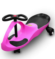 RIRICAR Pink - swing car for kids with silent PU wheels