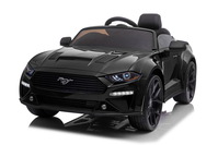 Electric ride-on car Ford Mustang 24V, black, Soft EVA wheels, 2 x 16000 rpm Engines, 24V Battery, 2