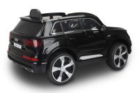 Auto elettrica per bambini Audi Q7 Quattro, Nero, con licenza ufficiale, a batteria, porte apribili