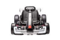Licensed ride-on Drift Kart AUDI 24V, white, LED lights, 2 x 150W Motor, Drift mode with a speed of 