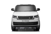 Electric Ride-on car Range Rover Model 2023, Two Seater, White, Leatherette Seats, Radio with USB In