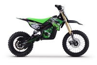 Kids Electric Dirt Bike 1600W | Beneo Motors Falcon Green | Ages 8+ | 48V Lithium Battery | Limiter
