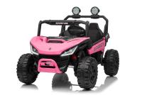 Auto elettrica per bambini T-REX Ride 4x4 24V | 2 posti | Rosa | Lettore MP3 con ingresso USB/AUX | 