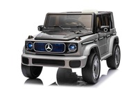 Electric Ride-on car Mercedes-Benz EQG 12V, grey, LED underlighted body parts, Functional front and 