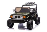 Electric Ride-on car Toyota FJ Cruiser XXL with 4x4 drive, licensed (Two-seater), green, Portable li