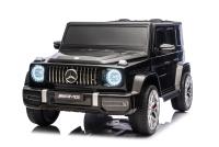 Electric Ride-on car Mercedes-Benz G63 AMG 4x4 Two-seater 24V, black, MP3 Player with USB/AUX and Bl