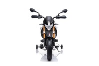 Moto elettrica APRILIA DORSODURO 900 con licenza, batteria 12V, ruote EVA morbide, 2 × 18 W motori