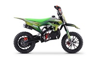 Kids Petrol Dirt Bike 50cc | Beneo Motors CROSS XM Green | Ages 4–8 | Speed Limiter