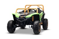 Electric Ride-on buggy Artic CAT XXL 4x4 24V, green, two-seater, Soft EVA wheels, Powerful engines, 