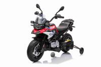 Electric Motorbike BMW F850 GS, Licensed, 12V battery, EVA soft wheels, 2 x 35W Engines, LED Lights,