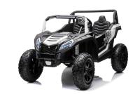 Electric Ride-on car UTV XXL 24V, white, two-seater, Engine with differential, Inflatable rubber whe