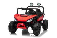 Electric Ride-on car T-REX Ride 4x4 Two-seater 24V, red, MP3 Player with USB/AUX input, 4x4 drive, L