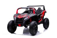 Electric Ride-on car UTV XXL 24V, red, two-seater, Engine with differential, Inflatable rubber wheel